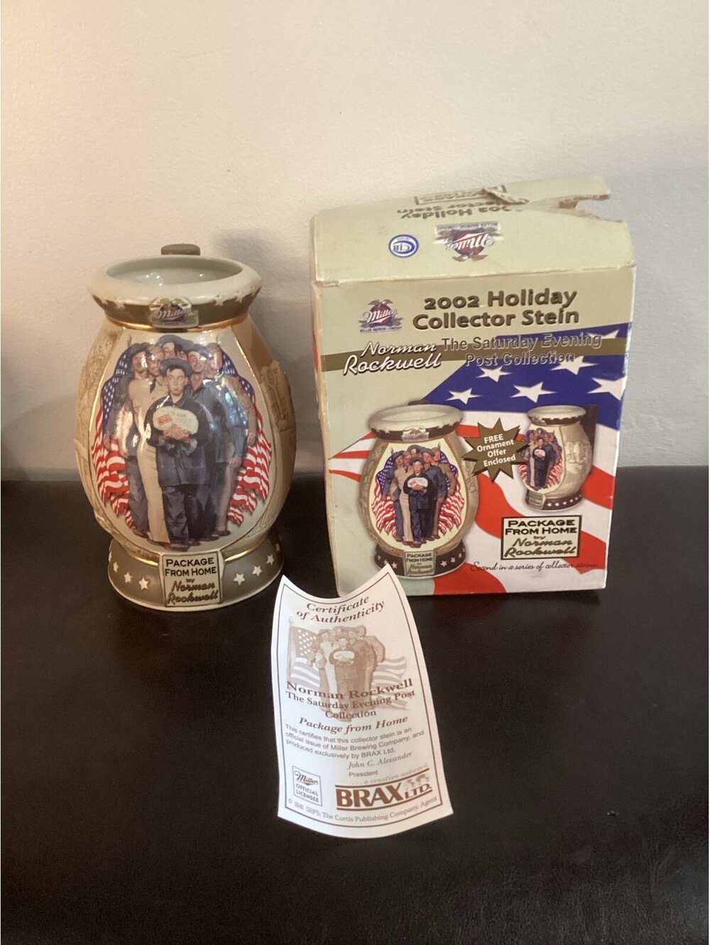 Norman Rockwell Holiday collectors mug from 2002
